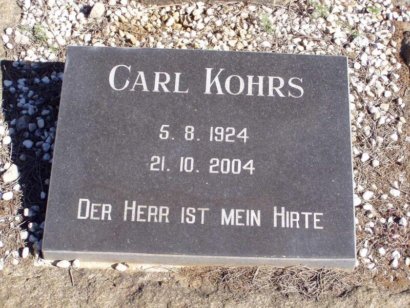 KOHRS Carl 1924-2004