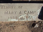 CAMP Arthur E. 1852-1927 & Mary A. 1858-1948