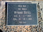 BOTES Wynand 1900-1969