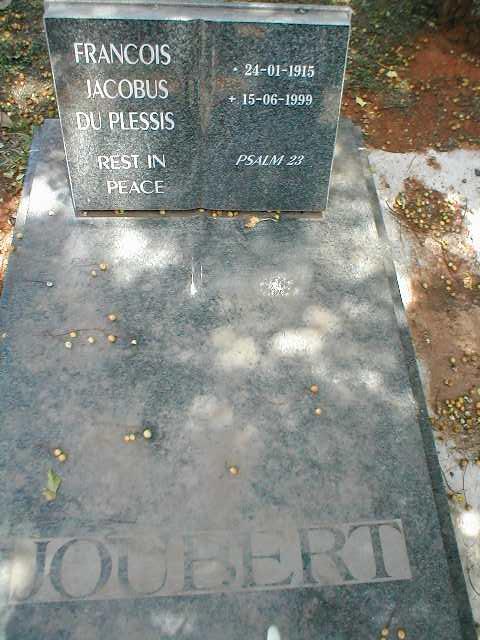 JOUBERT Francois Jacobus Du Plessis 1915-1999