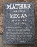 MATHER Megan nee DALBY 1928-2005