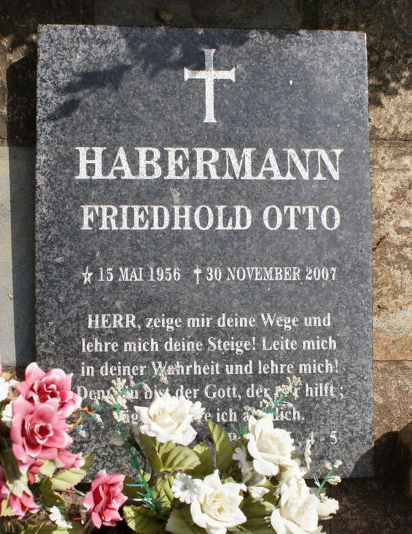 HABERMANN Friedhold Otto 1956-2007