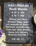 HABERMANN Rudi Waldo 1965-2008