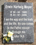 MEYER Erwin Hartwig 1965-2006