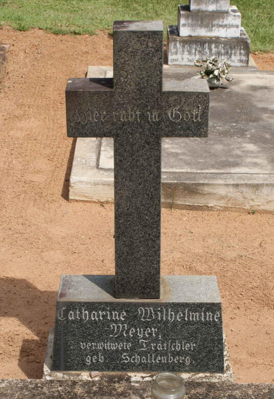 MEYER Catharine Wilhelmine formerly TRATSCHLER nee SCHALLENBERG