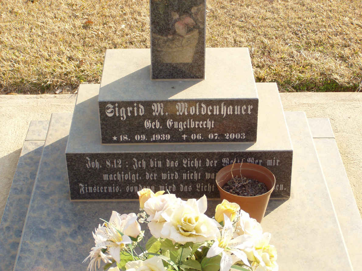 MOLDENHAUER Sigrid M. nee ENGELBRECHT 1939-2003