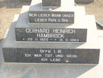 HAMBROCK Gerhard Heinrich 1920-1983
