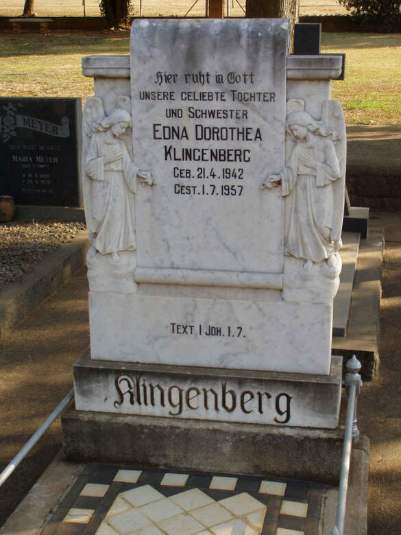 KLINGENBERG Edna Dorothea 1942-1957