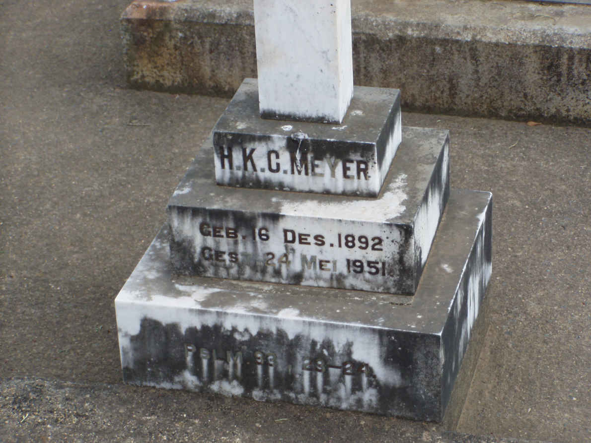 MEYER H.K.C. 1892-1951