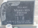 FREYER Mariechen nee NIEBUHR 1911-1991