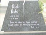RABE Rudi W.C. Rudolf 1916-1994