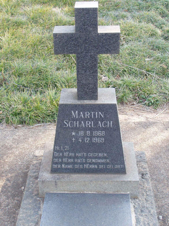 SCHARLACH Martin 1968-1969