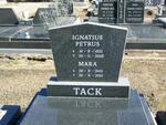 TACK Ignatius Petrus 1922-2002 :: TACK Mara 1943-2001