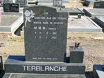 TERBLANCHE M.M.M. 1912-1992