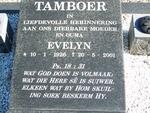 TAMBOER Evelyn 1926-2001