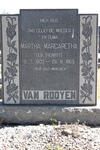 ROOYEN Martha Margaretha, van nee HERBST 1903-1965