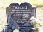 WEBER Amanda Louise 1916-1998