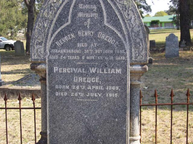 DREDGE Reuben Henry -1895 :: DREDGE Percival William 1869-1915