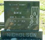 NICHOLSON Bertie 1915-1970