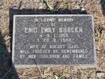 BURGER Enid Emily 1909-1984