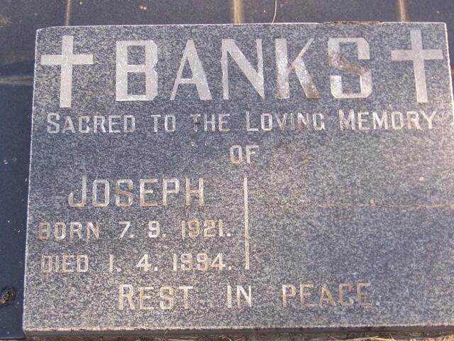 BANKS Joseph 1921-1994
