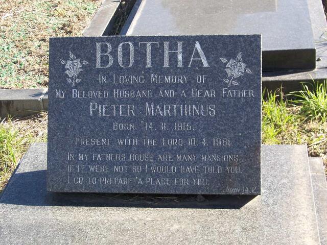 BOTHA Pieter Marthinus 1915-1981