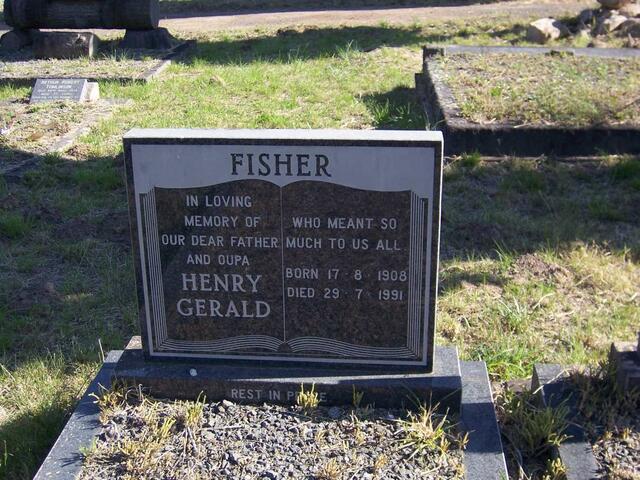 FISHER Henry Gerald 1908-1991