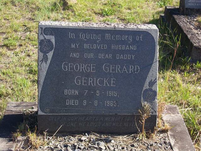 GERICKE George Gerard 1915-1963