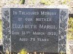 MARSH Elizabeth ?-1958