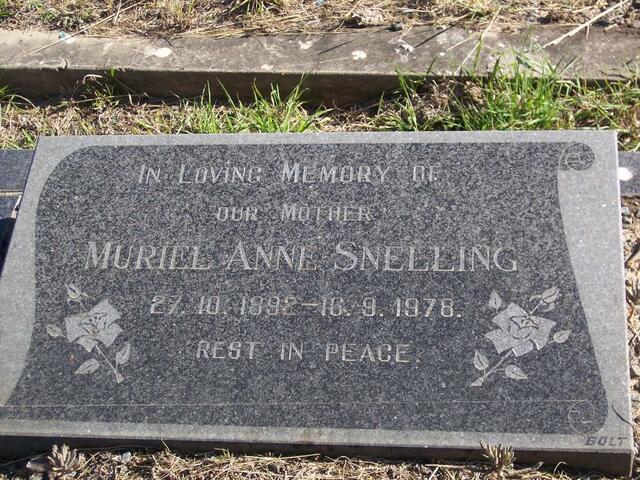 SNELLING Muriel Anne 1892-1978
