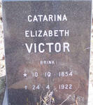VICTOR Catarina Elizabeth nee BRINK 1854-1922