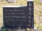 KRAUSE August Herman Carl 1888-1964