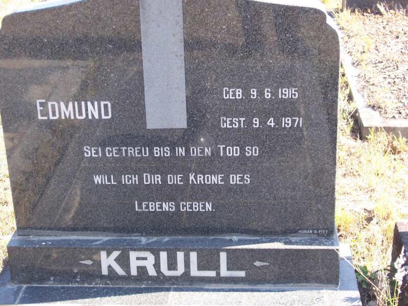 KRULL Edmund 1915-1971