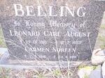 BELLING Leonard Carl August 1916-1953 & Carmen Noreen 1918-1991