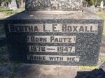 BOXALL Bertha L.E. nee PAUTZ 1878-1947