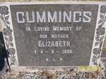 CUMMINGS Elizabeth -1896