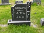 WALT Louis, v.d. 1927-2001