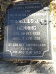 HENNING Cornelius J.C. 1929-1951