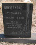 BREITENBACH Stephanus P. 1894-1972