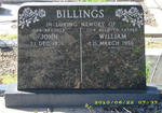 BILLINGS John -1956 :: BILLINGS William -1959