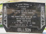 BILLSON Ivan -1949 :: BILLSON Eric -1971 :: BILLSON Anne Kathleen 1905-1980
