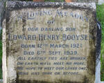 BOOYSEN Edward Henry 1921-1939