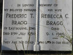 BRAGG Frederic T. -1950 & Rebecca C. -1986