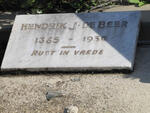 BEER Hendrik J., de 1885-1930
