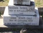 GALE Frederick Patrick -1947 & Annie Agnes -1945