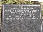 GOLDSMITH Pauline Ann 1929-1989