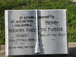 HALL Hermina -1956 :: DU PLESSIS Henry -1937