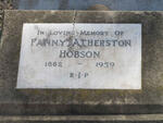 HOBSON Fanny Atherston 1882-1959