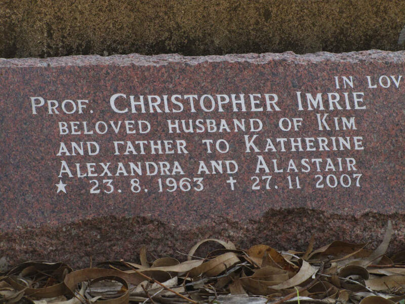 IMRIE Christopher 1963-2007