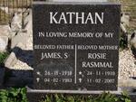KATHAN James S. 1910-1983 & Rosie Rasmmal 1910-2007